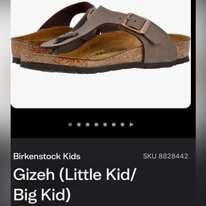 Birkenstock Gizeh sandals size 4 (big kids) size 34